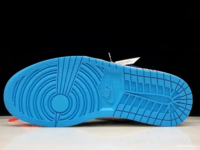 MaikeSneakers 1 UNC Air Off-White AQ0818-148 Jordan Blue Powder 0616